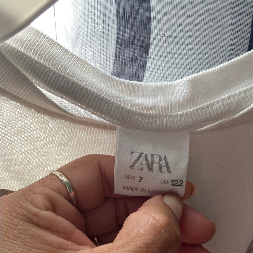 Zara Men's Classic White Tee